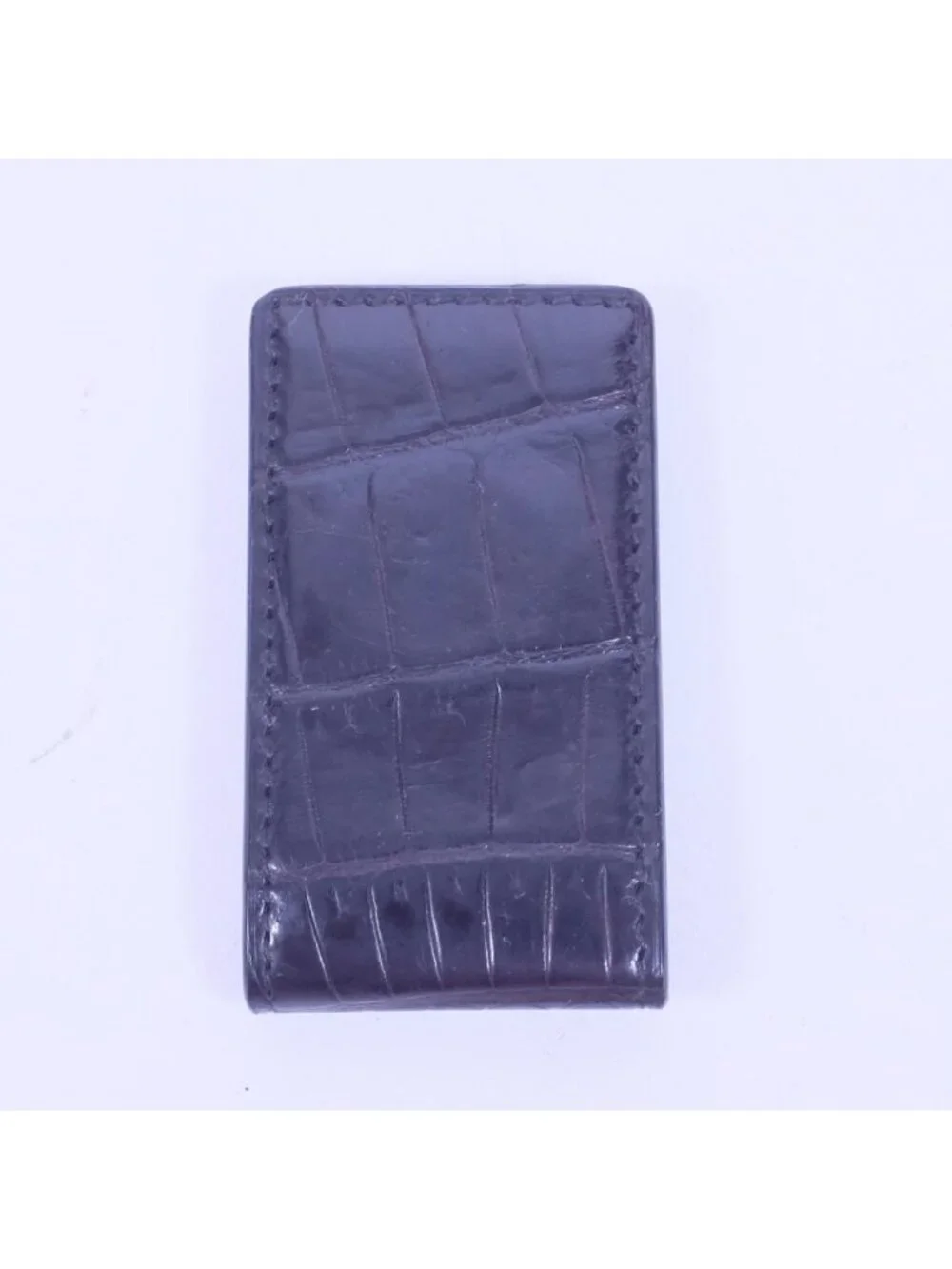 Ralph Lauren Purple Label money clip wallet alligator crocodile skin